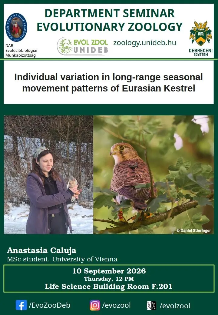 Individual variation in long-range seasonal movement patterns of Eurasian Kestrel