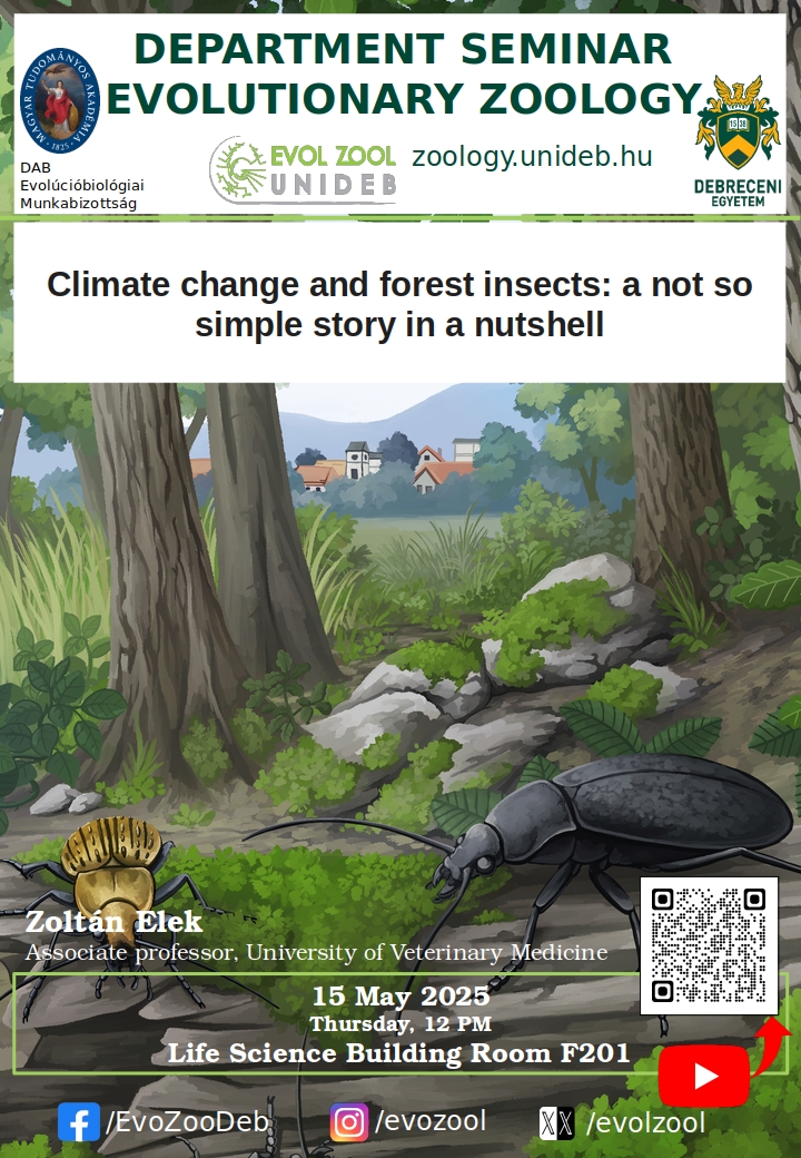 Climate change of forest insects: a not so simple story in nutshell