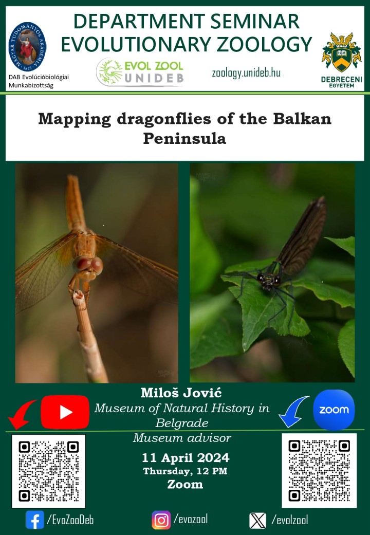 Mapping dragonflies of the Balkan Peninsula