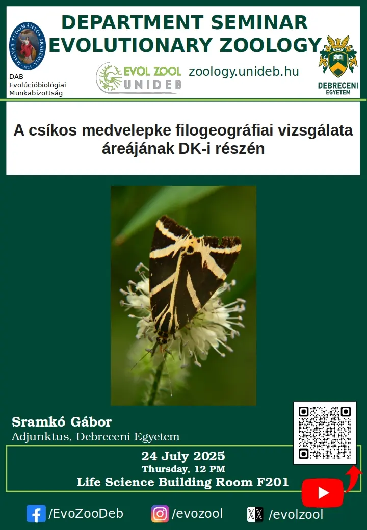 A cs&iacute;kos medvelepke filogeogr&aacute;fiai vizsg&aacute;lata &aacute;re&aacute;j&aacute;nak&nbsp;DK-i r&eacute;sz&eacute;n